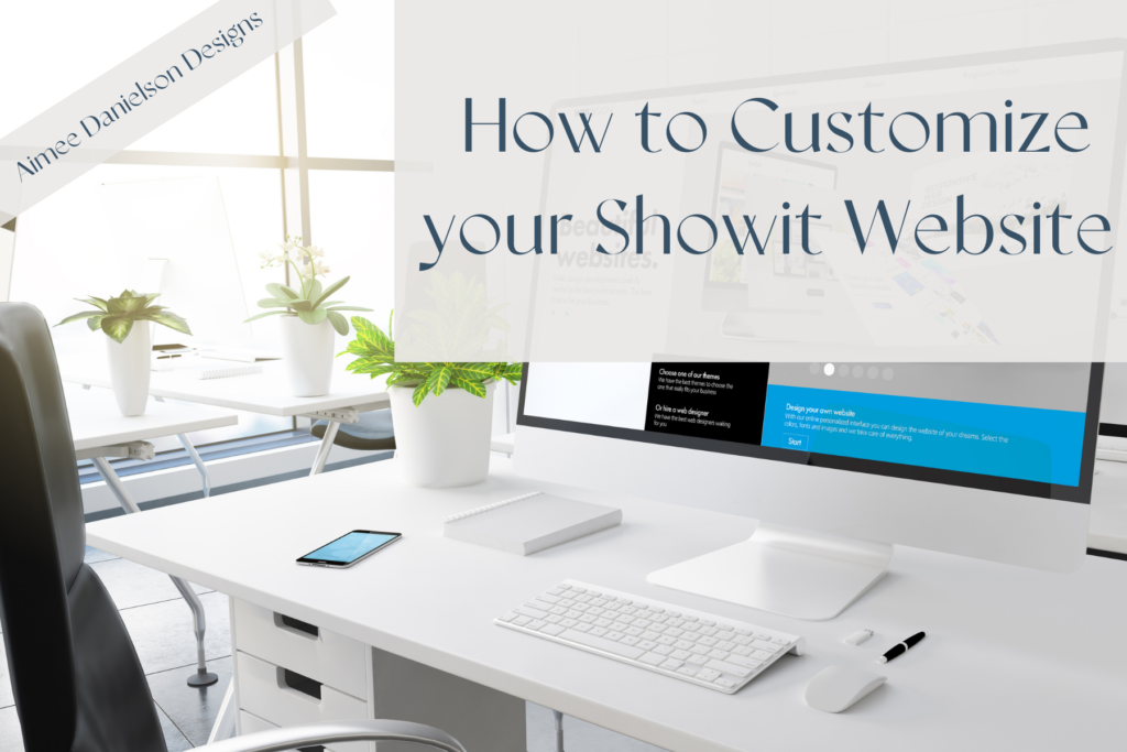 how to customize your website?